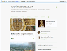 Tablet Screenshot of andujarperegrina.com